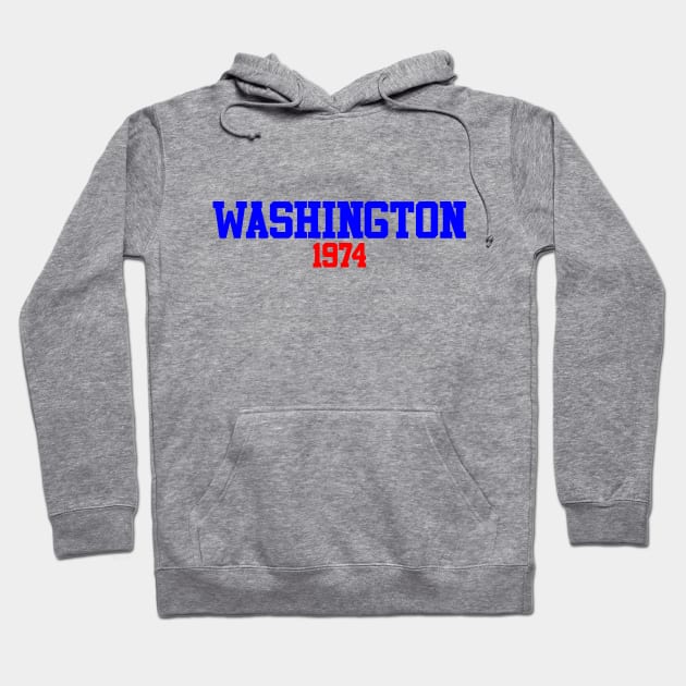 Washington 1974 Hoodie by GloopTrekker